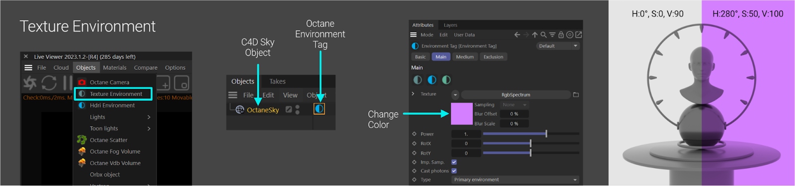 Quick Reference Guide in Octane for Cinema 4D with iRender 04