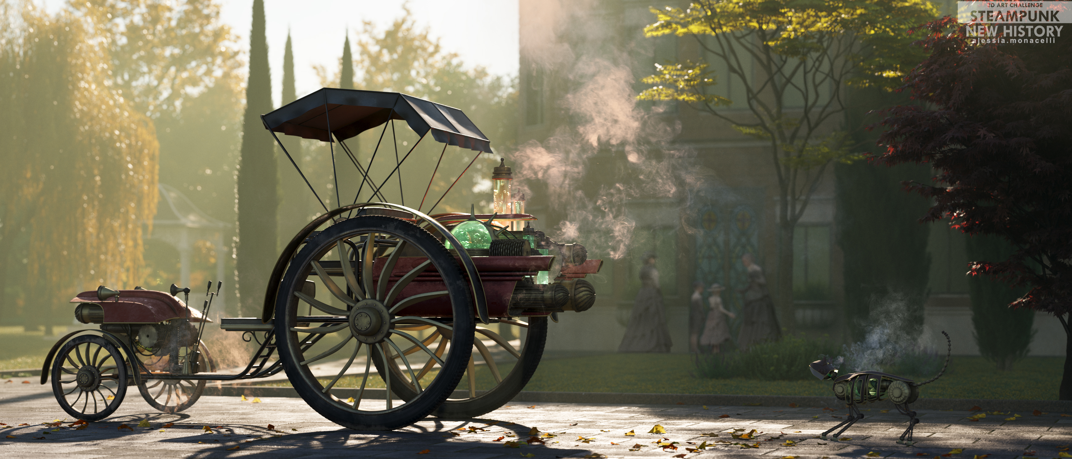 Steampunk: New History Challenge Winners The travel of Bertha Benz