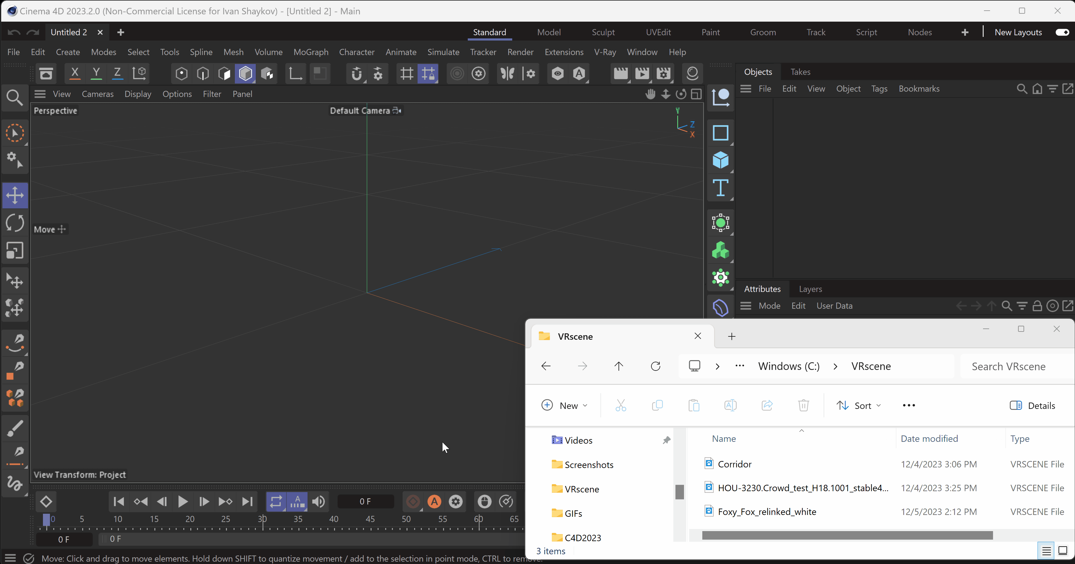 How to import V-Ray scene in Cinema 4D 3