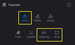 How to use the Spacing and Area tools in Twinmotion 6
