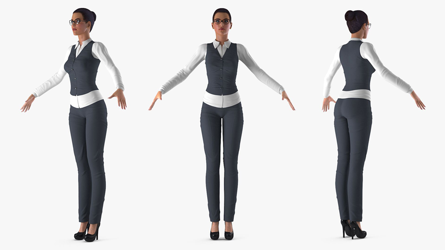 Generating T-Pose Models in 3D image 2