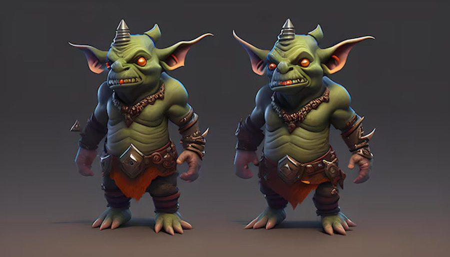 Generating T-Pose Models in 3D image 3