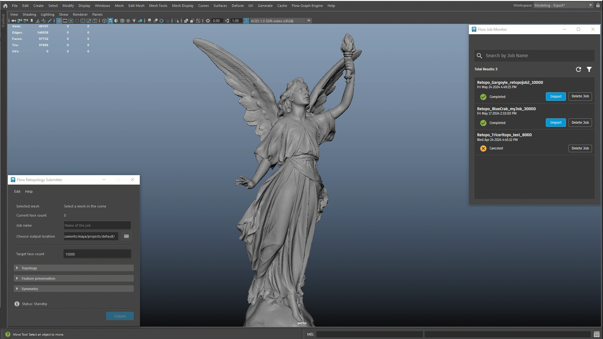 Understanding Flow Retopology for Maya image 1