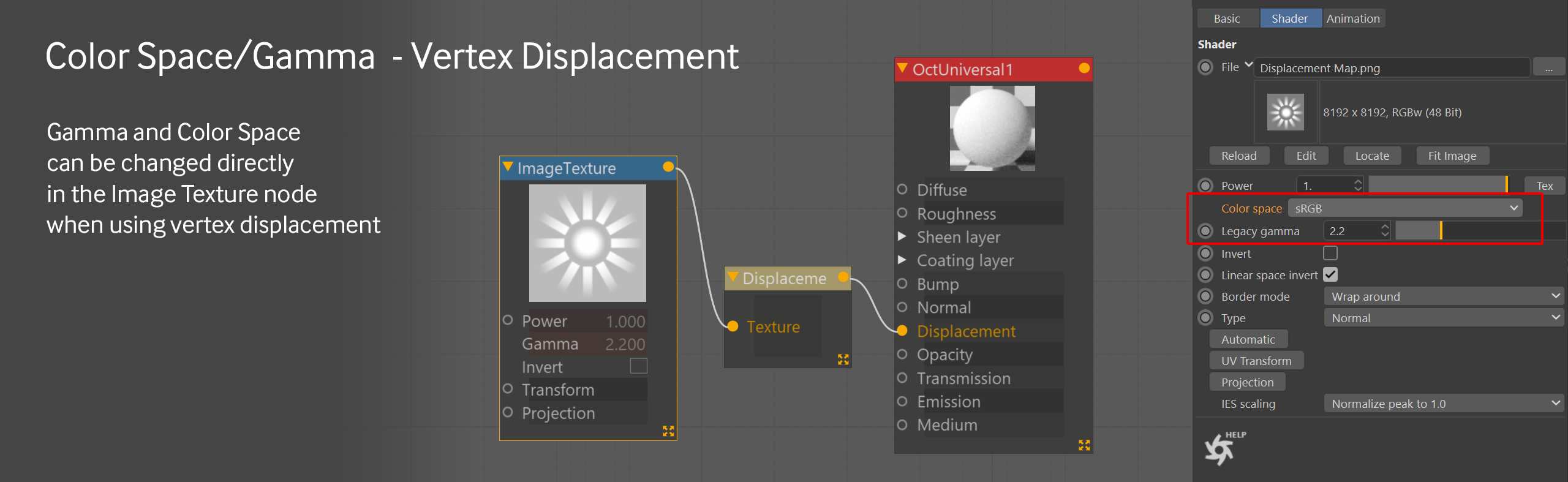 Troubleshooting common displacement issues in Octane for Cinema 4D part 2 7