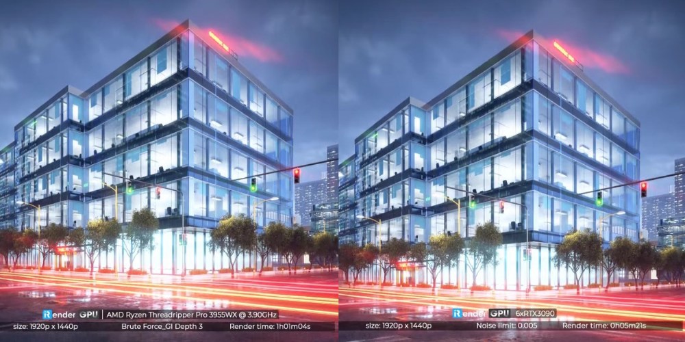 V-ray benchmark and real test with iRender 8