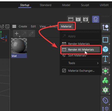 Fixing Redshift material previews black 2