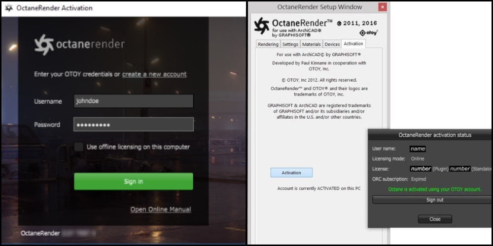 Octane license and how to manage it 5