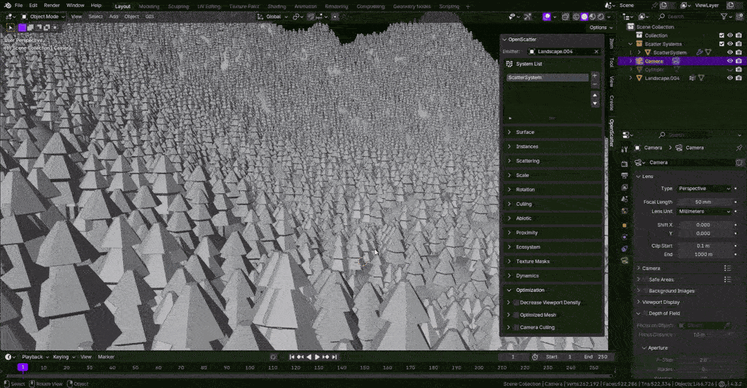 OpenScatter: A Free and Powerful Blender Add-on for Advanced Object Scattering 7