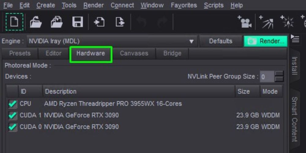 What are the best settings for iRay in Daz3D 17