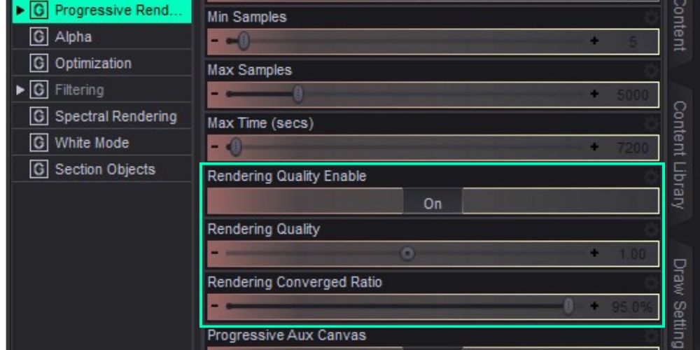 What are the best settings for iRay in Daz3D 7