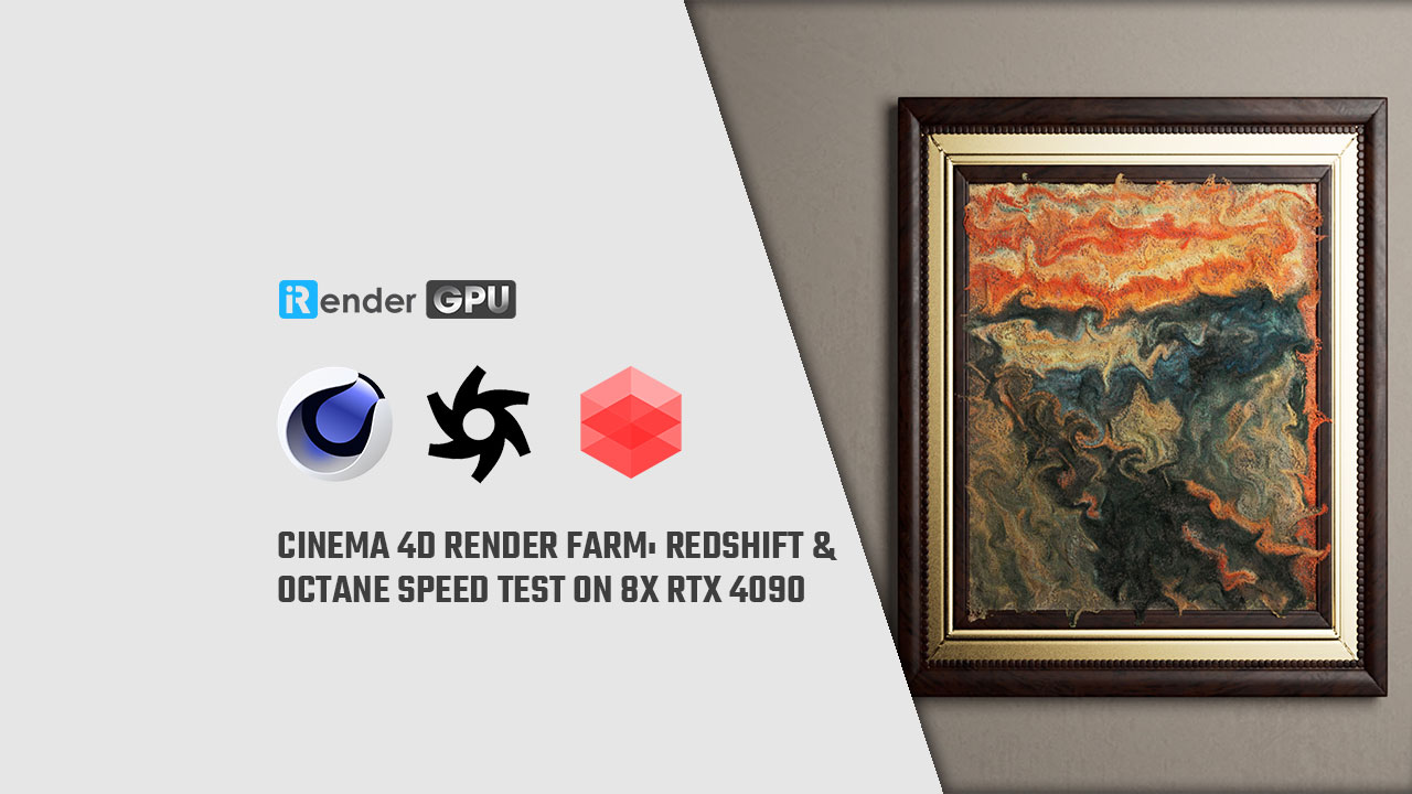 Cinema 4D Render Farm: Redshift & Octane Speed Test on 8x RTX 4090 ...