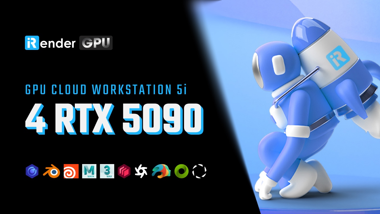 iRender Render Farm 4xRTX 5090