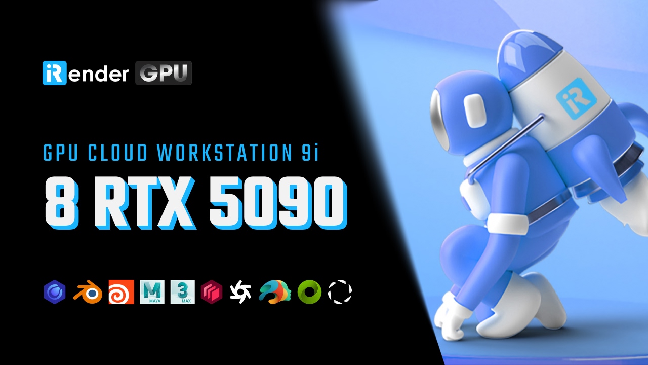 iRender GPU Render Farm Multi-RTX 5090