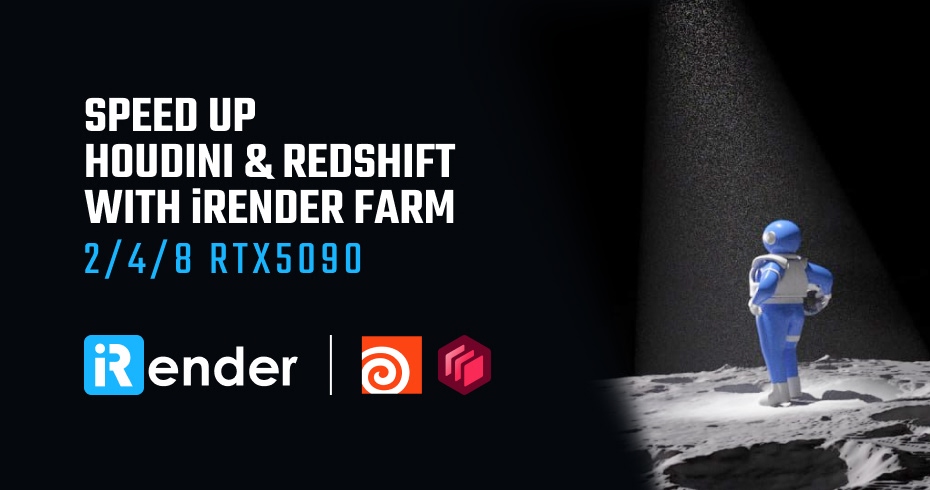 Houdini Redshift Render Farm RTX 5090