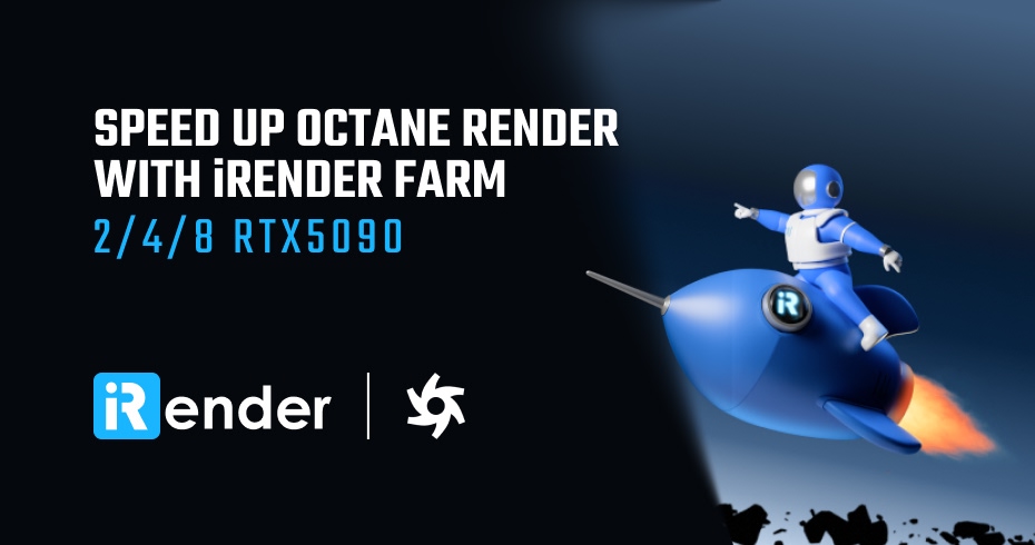 Octane Render Farm Multi-GPU RTX 5090