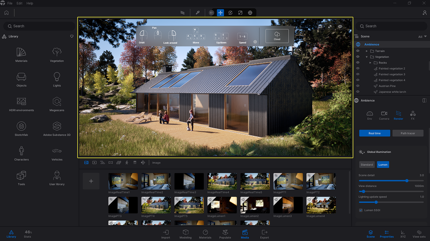 Twinmotion on RTX 5090: Lumen, Path Tracer and DLSS 4 Explained